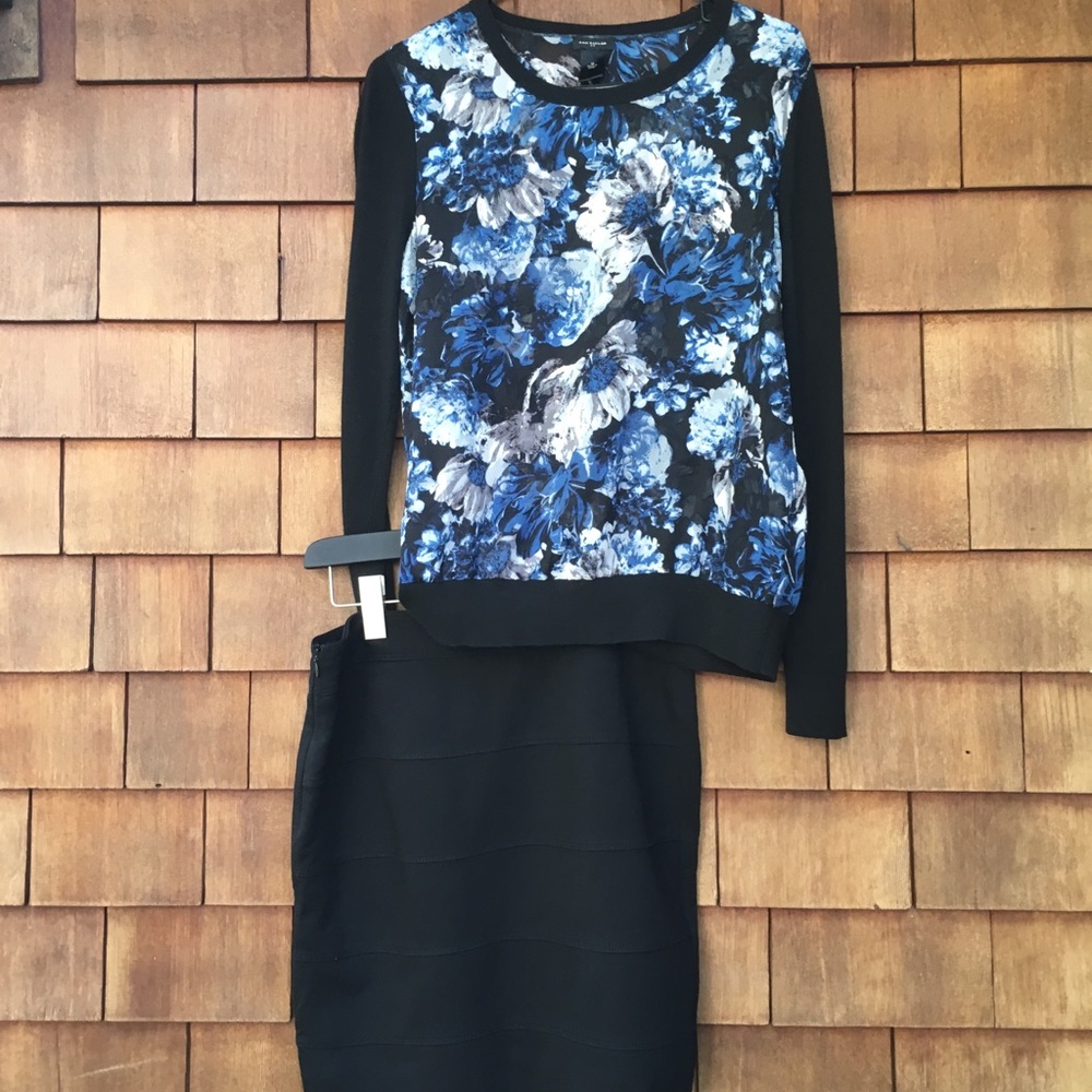 Ann Taylor Floral Breath of Spring! Semi-Sheer - Picture 3 of 6